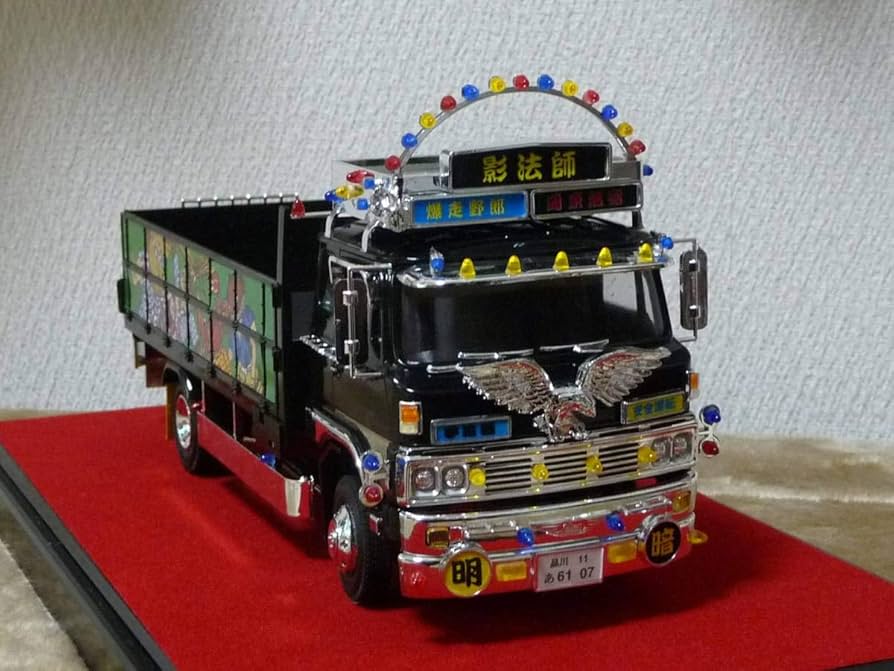 Amazon.co.jp: 132 アオシマ デコトラ トラック野郎 プラモデル 影法師