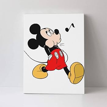 Amazon.co.jp: ミッキーマウス アニメ アートパネル アートフレーム