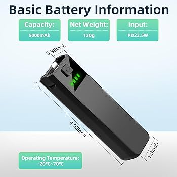 Amazon.com : Battery Handle Compatible with DJI osmo Pocket 3