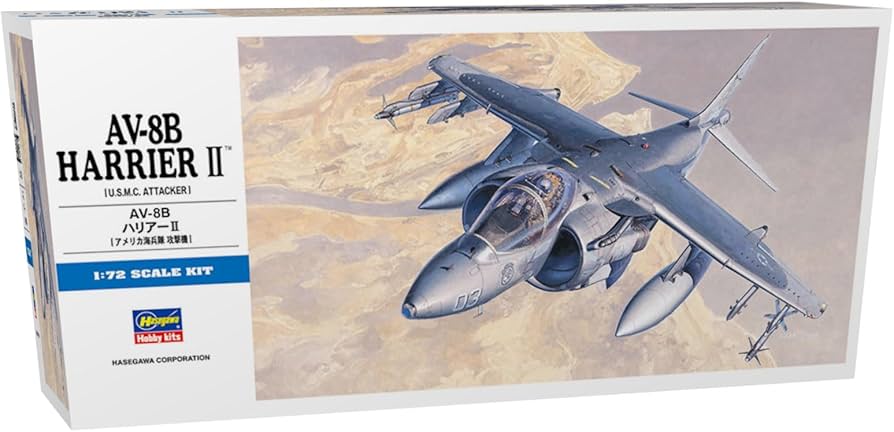 Amazon | ハセガワ 1/72 アメリカ海兵隊 AV-8B ハリアー II プラモデル