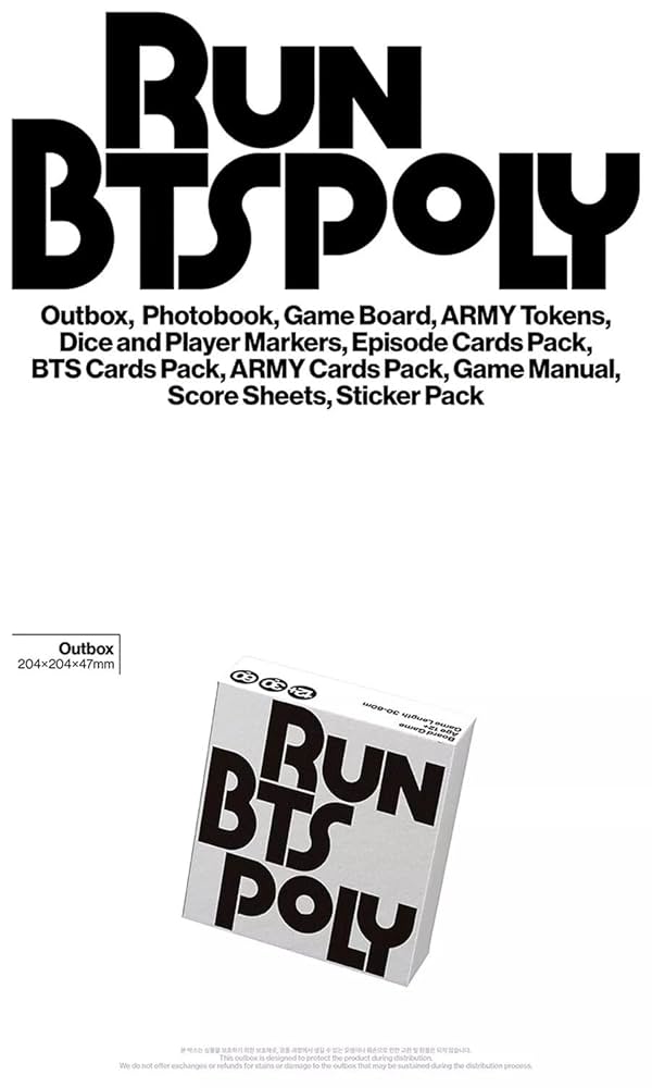 RUN BTS POLY HIGHLIGHT PACKAGE ホソク トレカ RUN BTS POLY