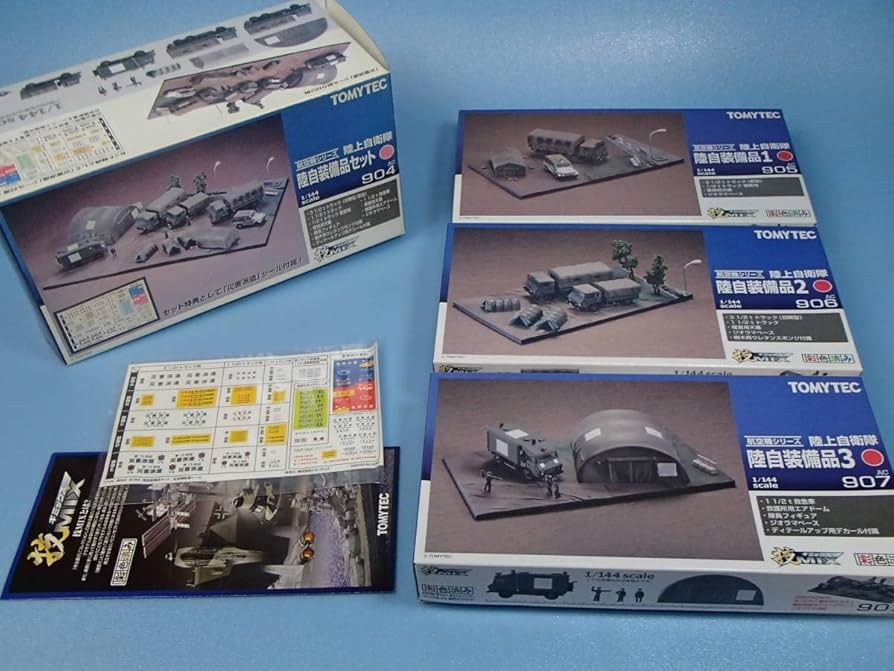 Amazon | トミーテック 1/144 技MIX 陸上自衛隊 陸自装備品セット