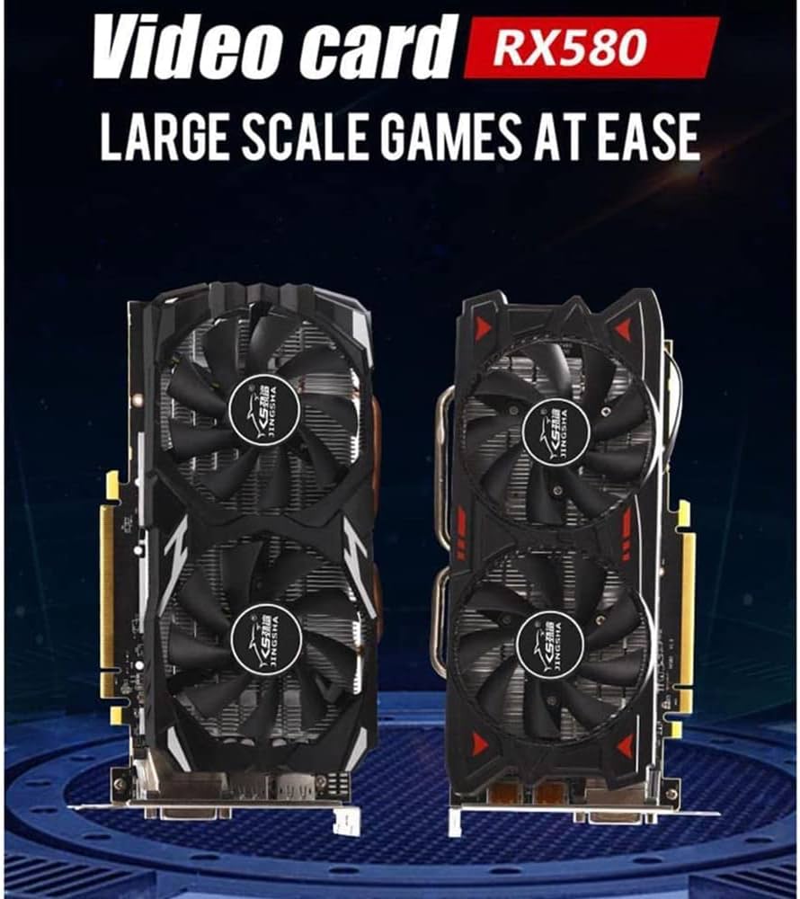 Amazon | ビデオカード RX 580 8GB 256ビット 2048SP GDDR5