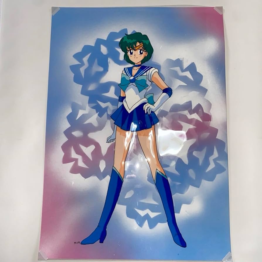 Amazon.co.jp: 美少女戦士セーラームーン セル画 セーラーマーキュリー