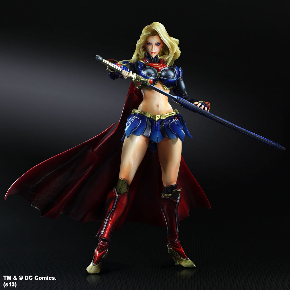 Amazon.co.jp: DC Comics VARIANT PLAY ARTS改 スーパーガール(PVC塗装