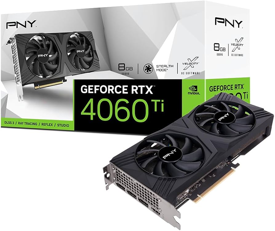 Amazon.com: PNY GeForce RTX™ 4060 Ti 8GB Verto™ Dual Fan Graphics