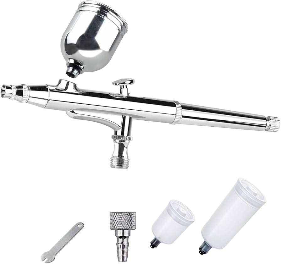 Amazon | Ausuc エアブラシ ダブルアクション 口径0.3mm 6cc 20cc 40cc