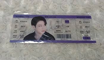 Amazon.co.jp: BTS チケット風 透明トレカ グク : おもちゃ