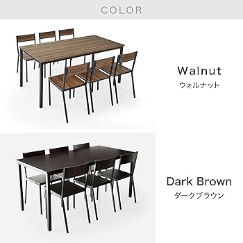 Amazon｜LOWYA ロウヤ ダイニングテーブルセット ダイニングセット 6人