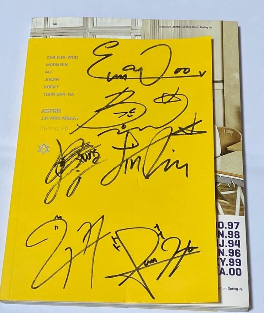 ASTRO アストロ Spring Up 直筆サイン入り アルバム