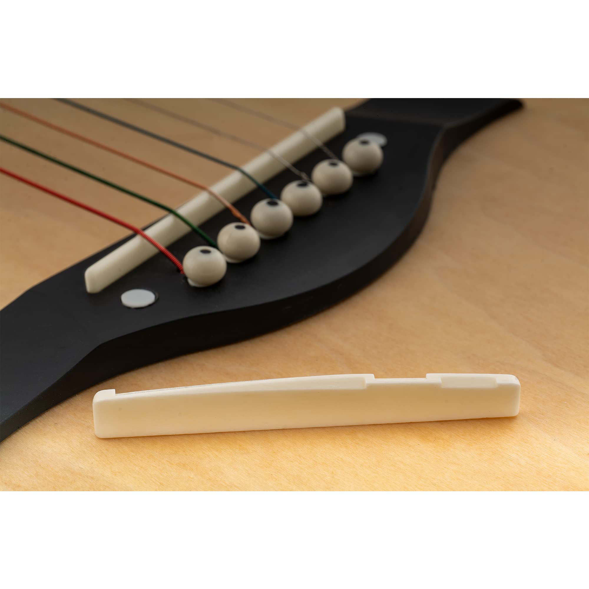 Amazon | Musiclily 牛骨サドル アコースティックギター用ボーンサドル