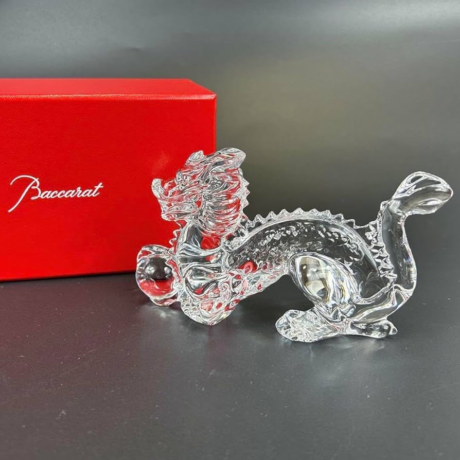 美品 バカラ 干支オブジェ ドラゴン 箱付き 美品 バカラ 干支オブジェ
