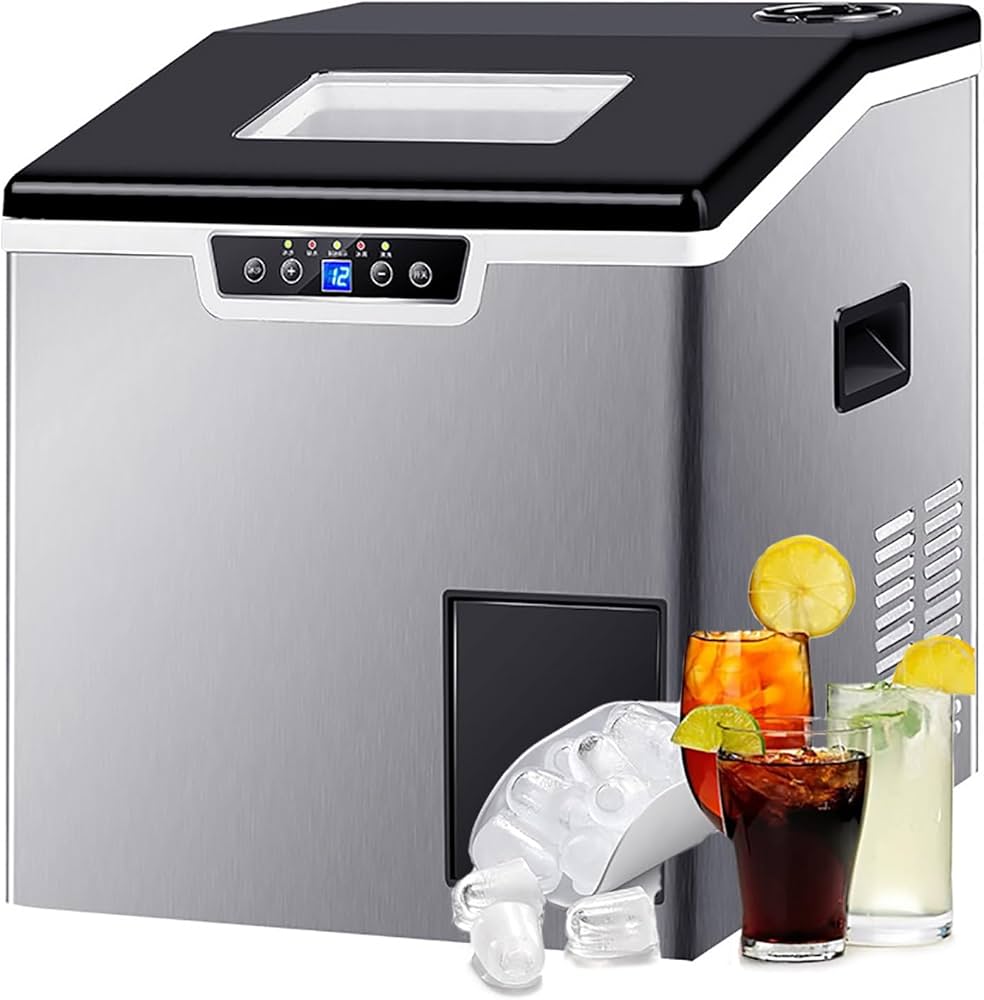 Amazon.co.jp: 家庭用/業務用高速製氷機, 大容量自動卓上型氷製造機