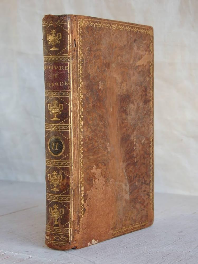 Amazon.co.jp: フランスアンティーク 1743年 18世紀 洋書 古書 本