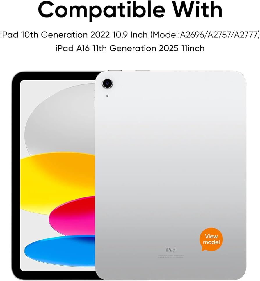 Amazon.com: PAUL B for iPad 11th/10th Gen Case with Keyboard 11