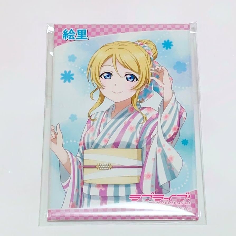 Amazon.co.jp: ラブライブ μ's スクエア缶バッジ 浴衣 絢瀬絵里 : おもちゃ