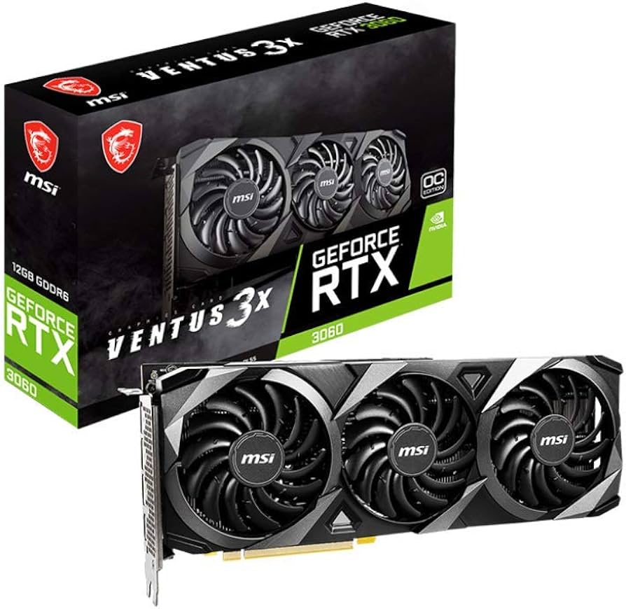 Amazon.com: MSI Gaming GeForce RTX 3060 12GB 15 Gbps GDRR6 Boost