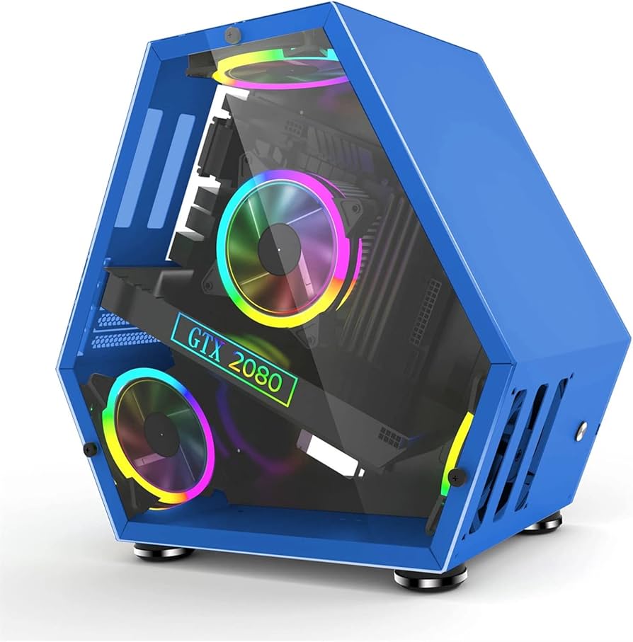 Amazon.co.jp: ミドルタワーPCケース デスクトップ特殊形のシャーシ