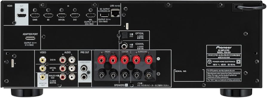 Amazon.co.jp: パイオニア AVアンプ 5.1ch AirPlay/MHL/4K/ハイレゾ