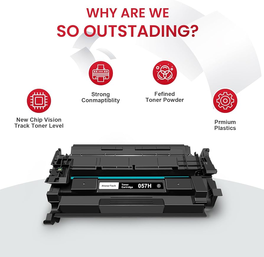 Amazon.co.jp: AtonerTech 057/057H 大容量トナーカートリッジ Canon