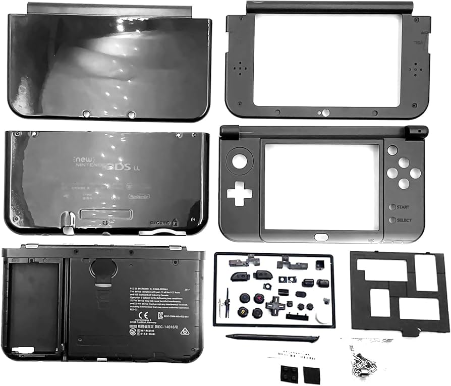 Amazon.co.jp: ホワイトカラー New3DSLL 予備ハウジングケース A/E