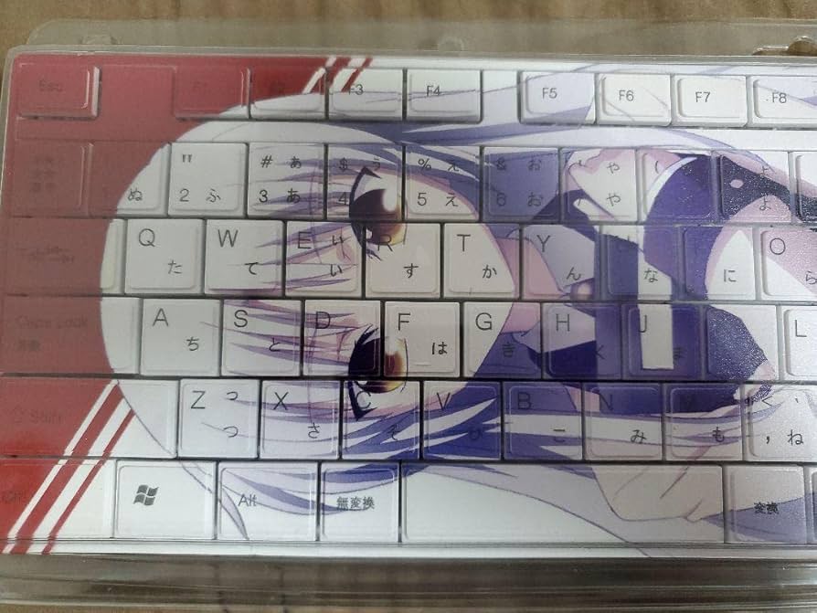 Amazon.co.jp: Angel Beats キーボード 立華かなで 天使 : パソコン