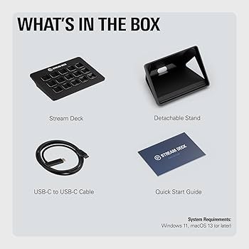 Amazon.com: Elgato Stream Deck MK.2 – Studio Controller, 15 macro