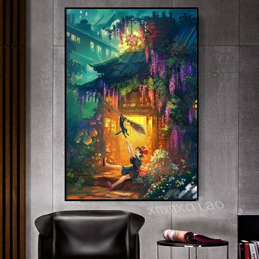 Amazon.co.jp: Xmmxqiao ダイヤモンドアート漫画の女の子の