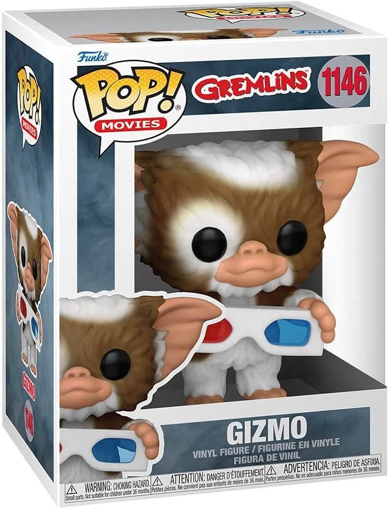 Amazon.com: POP Gremlins - Gizmo with 3D Glasses Funko Vinyl