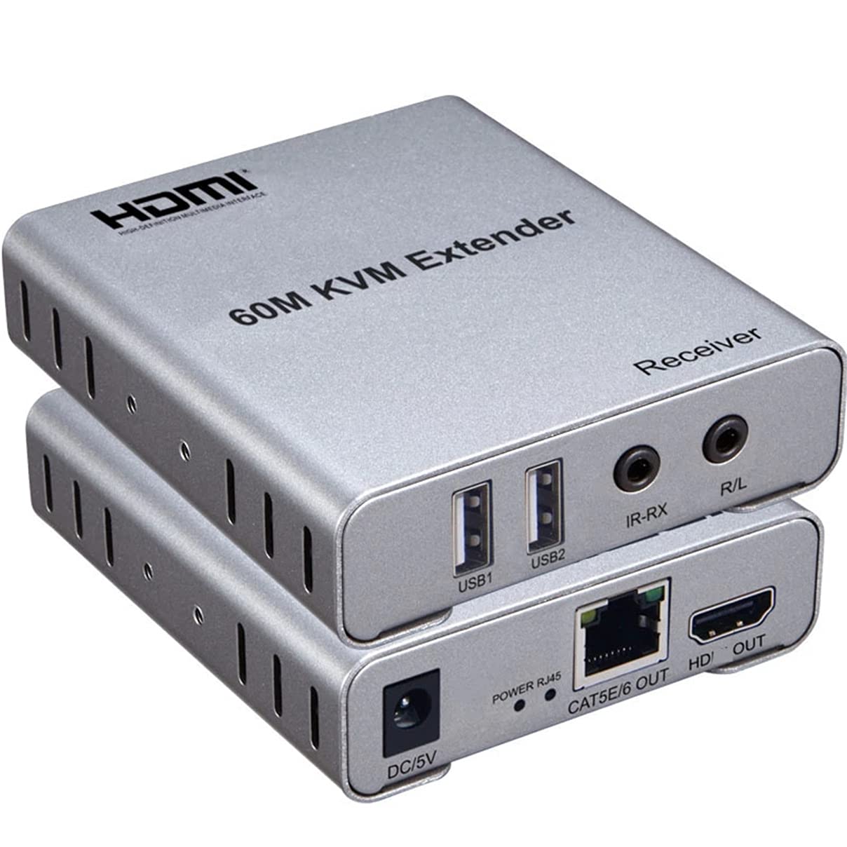 Amazon.com: 60M USB KVM HDMI Extender ，with 1080P R/L Audio by