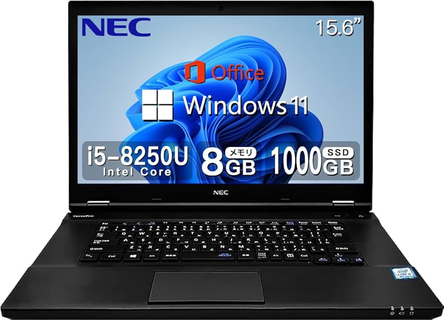 Office2024 i5第11世代 NEC 8G SSD256GHDD500G Office2024 i5第11世代