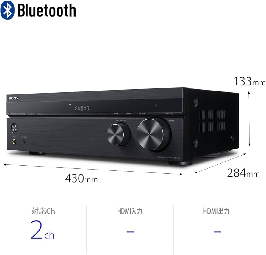 Amazon.co.jp: ソニー ステレオアンプ Bluetooth フォノ入力対応 STR