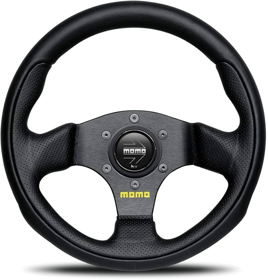 Amazon | MOMO(モモ) ステアリング ティーム 28パイ BK T-1001