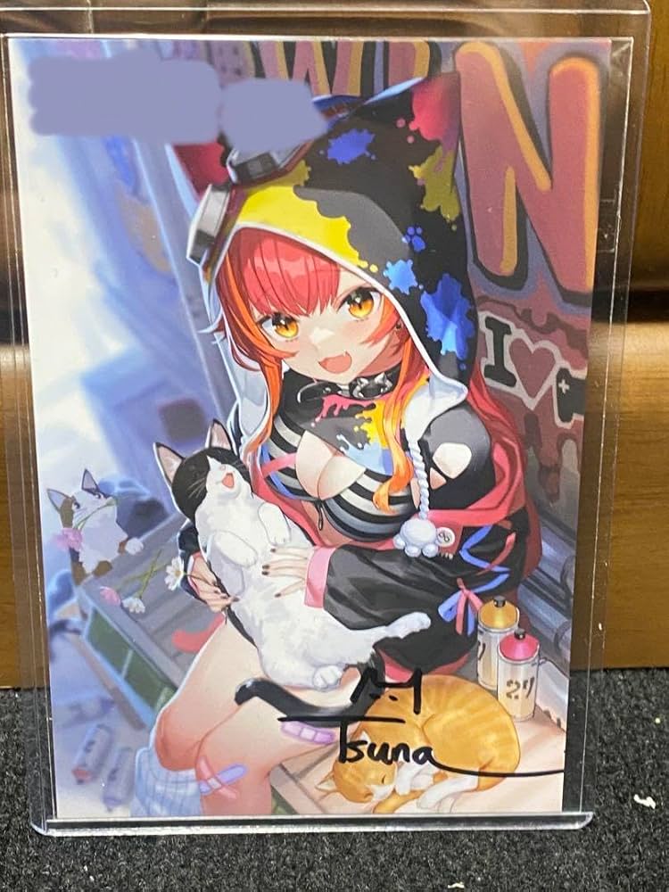 Amazon | ぶいすぽっ！ 猫汰つな 直筆サイン入りポストカード | ポスト