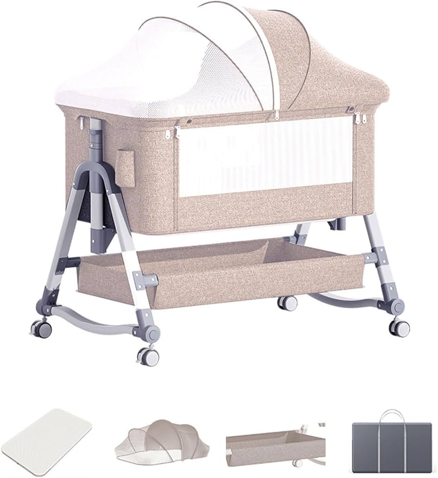 Amazon.co.jp: ZOOBLY ベビーベッド 折りたたみ 添い寝ベッド ミニ 5