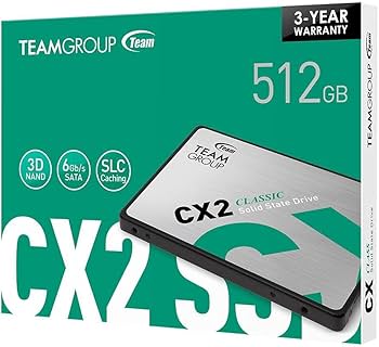 Amazon.com: Team Group T253X6512G0C101 Ssd 512gteam