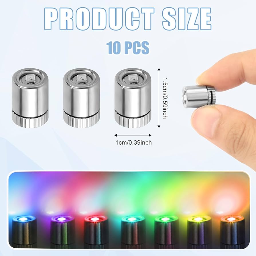 Mini LED Lights - 10 Piece Set for Dollhouse, Crafts & DIY