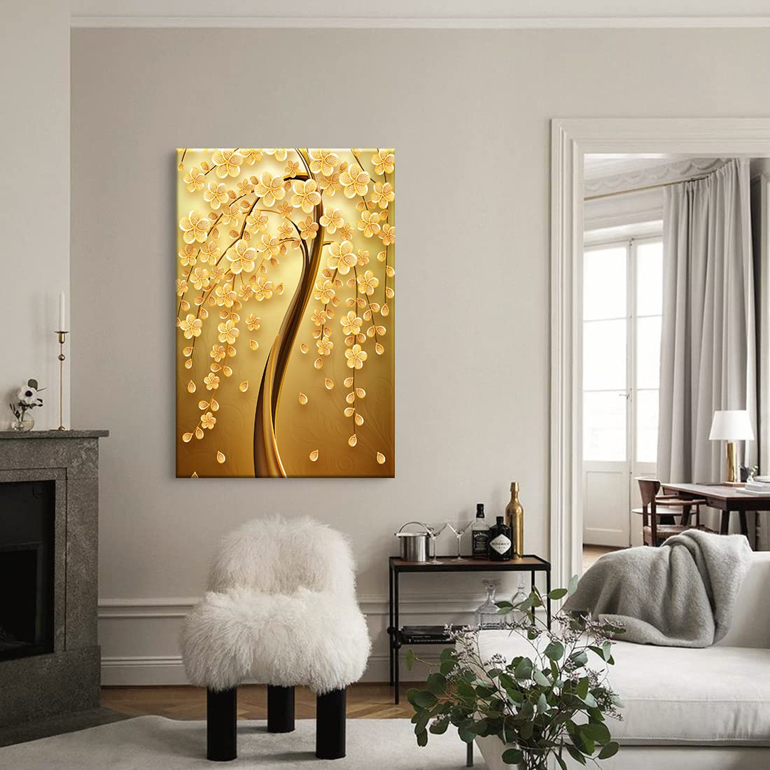 油絵 菅家令子 絵 絵画 インテリア 額付(白) uF6-112802 花 油絵 菅家