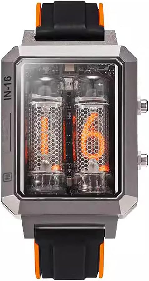 Amazon.co.jp: IN-16 グローチューブウォッチ、ヴィンテージニキシー管