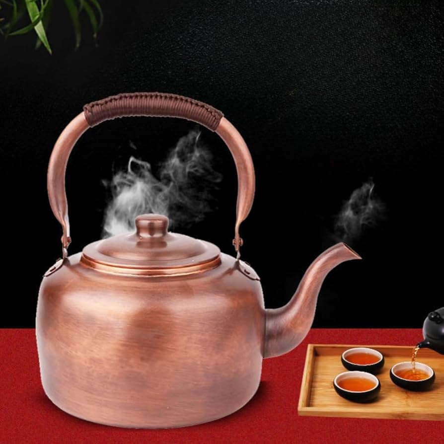 Amazon｜NIGOE 純銅ケトル 銅製のやかんの笛 手作り銅ケトル 笛吹き