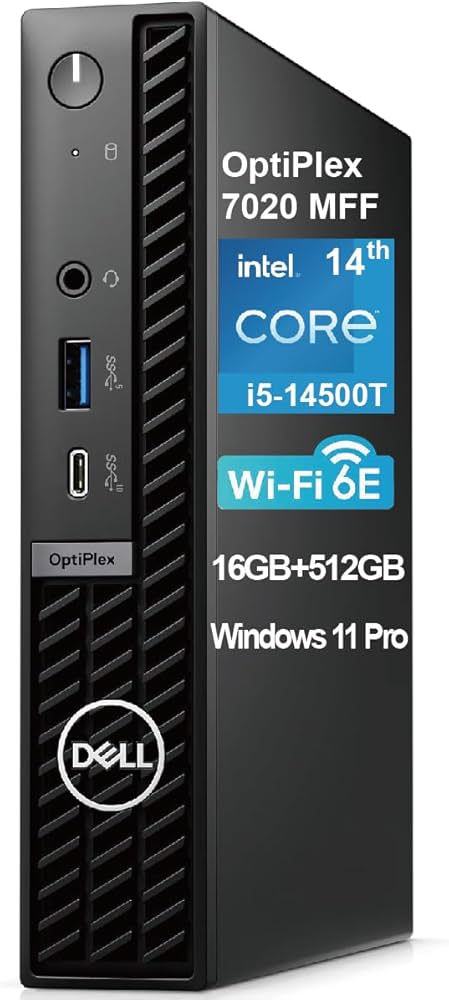Amazon.com: Dell OptiPlex 7020 7000 MFF Intel i5-14500T (14 Cores