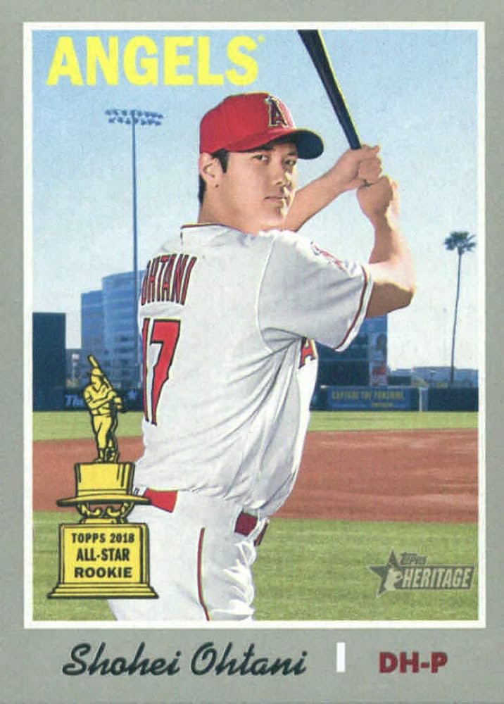 Amazon.com: 2019 Topps Heritage #430 Shohei Ohtani Los Angeles