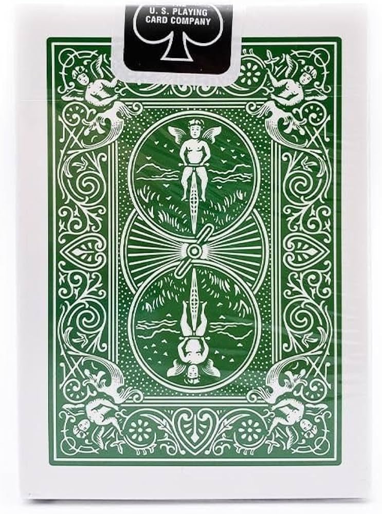 Amazon.co.jp: Bicycle Green (緑色) トランプ : おもちゃ