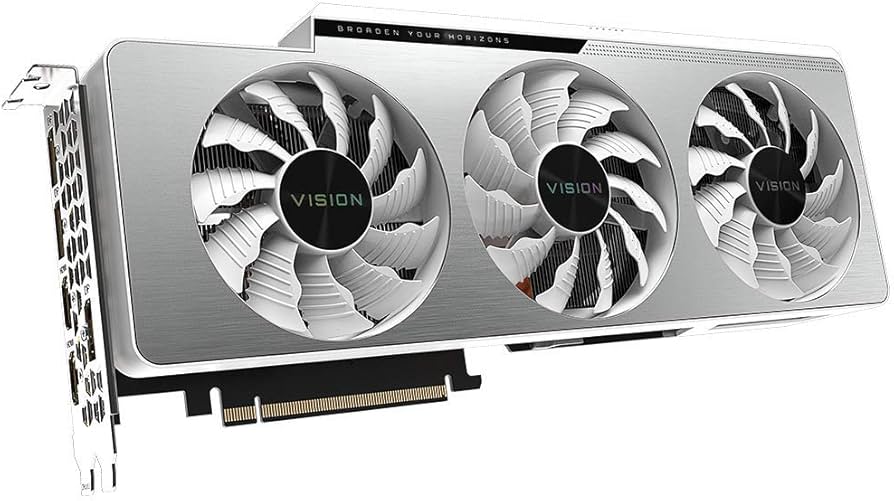 GIGABYTE GeForce RTX 3080 Vision OC 10G Graphics Card, 3X