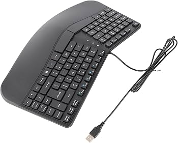 Amazon | Acogedor エルゴノミクスキーボード USB有線分割キーボード