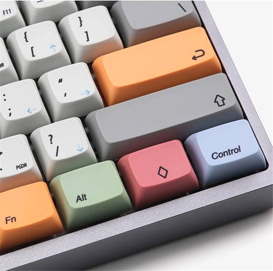 Amazon.co.jp: キーキャップセット 75キーカラフルなキーキャップ