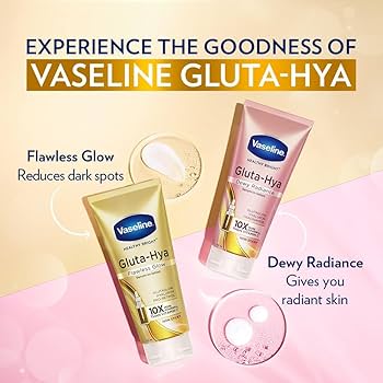 Amazon | Vaseline Gluta-Hya Serum Burst UV Lotion Flawless Glow
