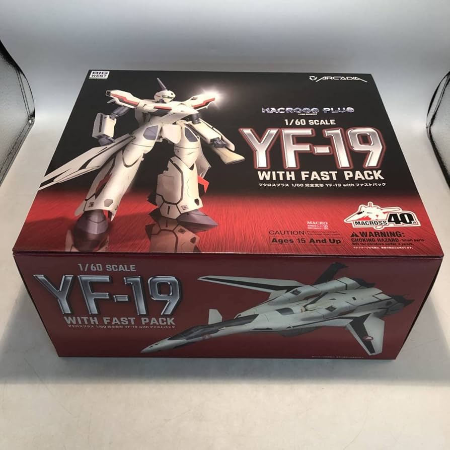 Amazon.co.jp: アルカディア マクロスプラス 完全変形 1/60 YF-19 with
