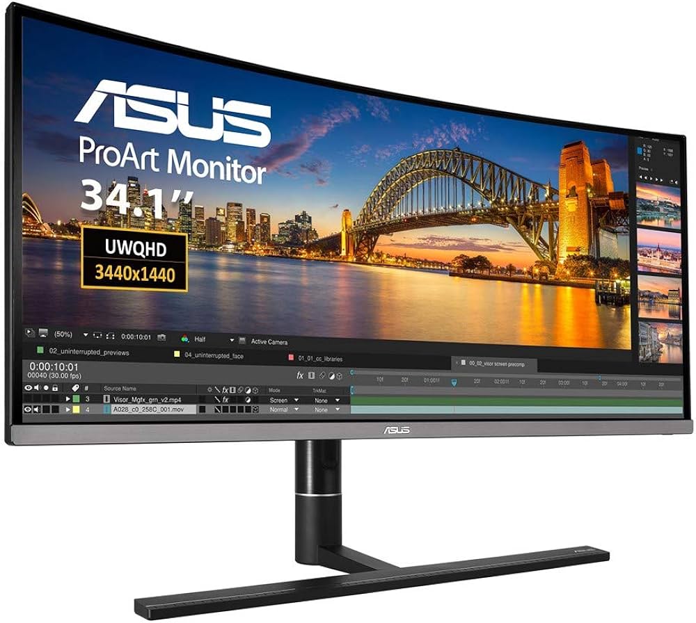 Amazon.co.jp: ASUS 34インチ湾曲 クリエイター向けモニター ProArt