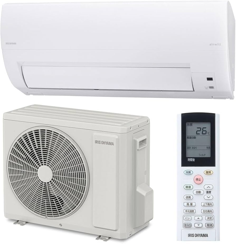 Amazon | アイリスオーヤマ エアコン 6畳 2.2kW IAF-2207M フィルター